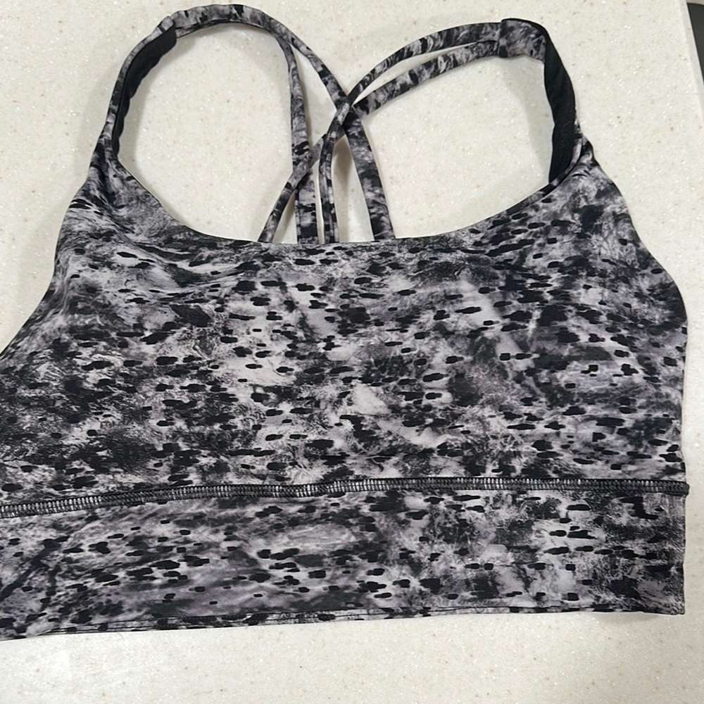Lululemon Athletica Black and Gray Racerback Sports